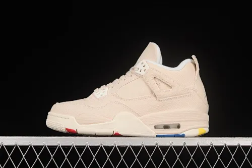 All categories Air Jordan Jordan series basketball shoes Air Jordan 4 J version Air Jordan 4 Retro "Canvas" AJ4 Joe 4 beige canvas basketball shoes DQ4909-100